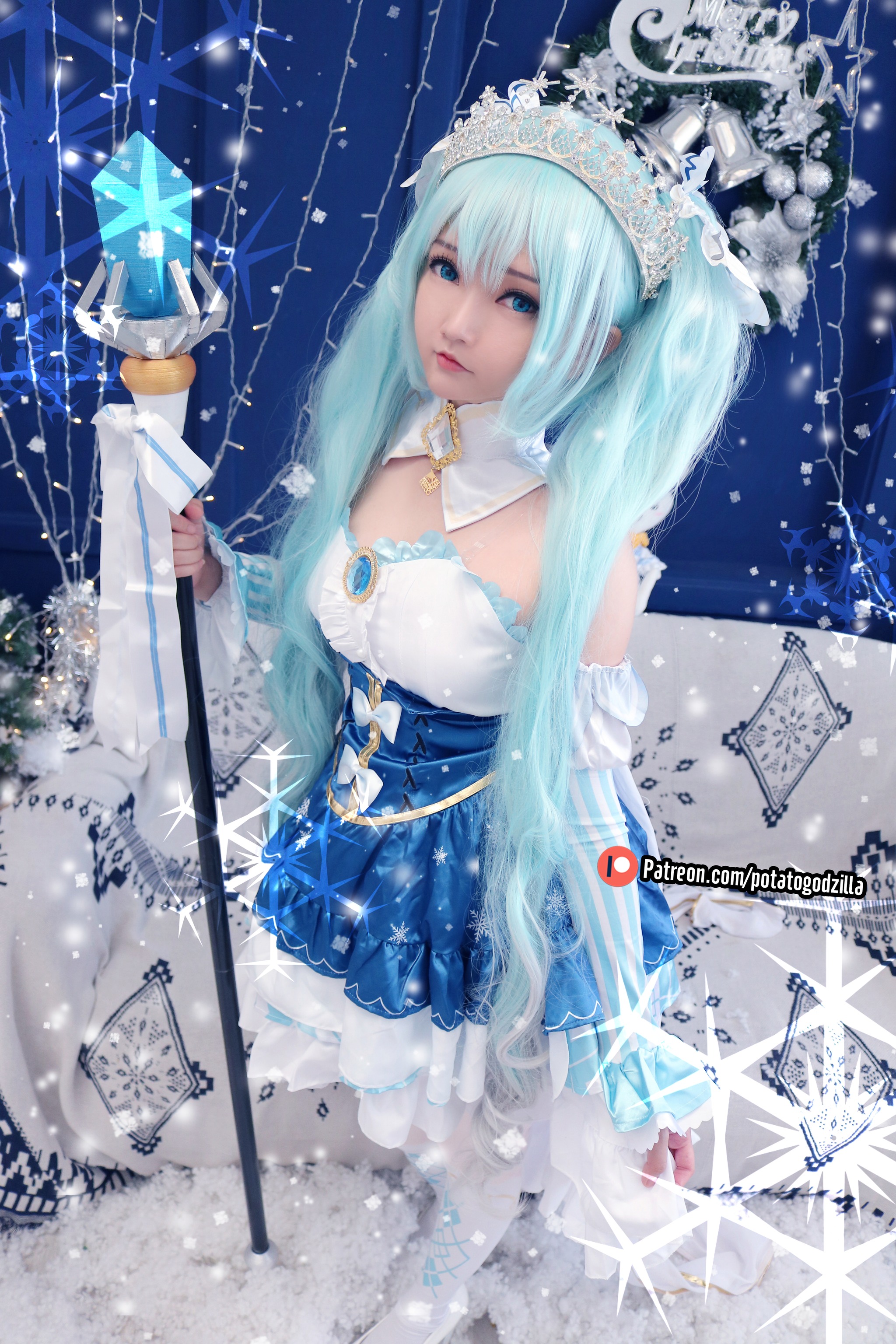 Potato Godzilla - NO.026 Snow Miku [41P]-XikXak